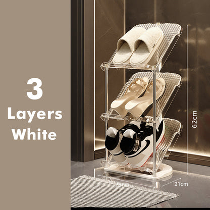Luxe Transparente Robuste Mehrschichtige Schuhregal für den Hausgebrauch