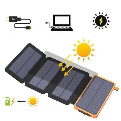 25000mAh Hochleistungs-Solar-Powerbank - Schnellladung
