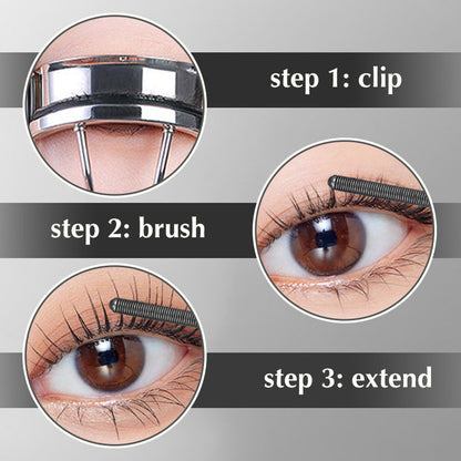 3D Curling Metall-Wickler-Mascara - Wasserdicht & Langanhaltend