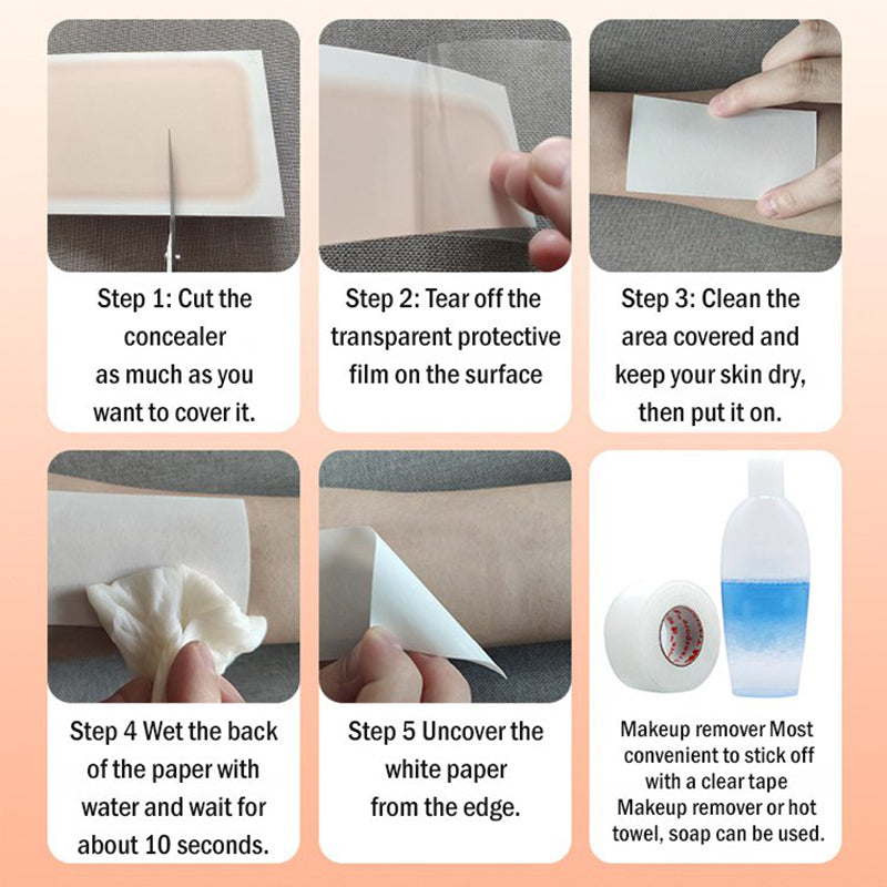 Neue Produkte Ultra-Dünn Tattoo und Narben Concealer Patch