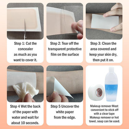 Neue Produkte Ultra-Dünn Tattoo und Narben Concealer Patch