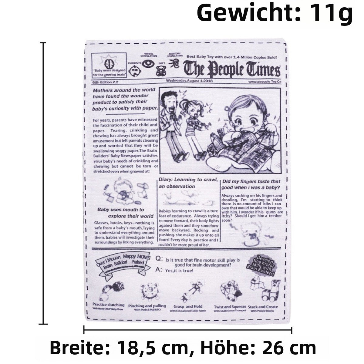 Sandsberg | Haustier Stimme Zeitung Klingeln Papier Schleifen Zähne Spielzeug