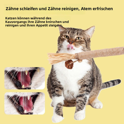Sandsberg | Widerstandsfähige knirschende Zähne necken Katze Stick
