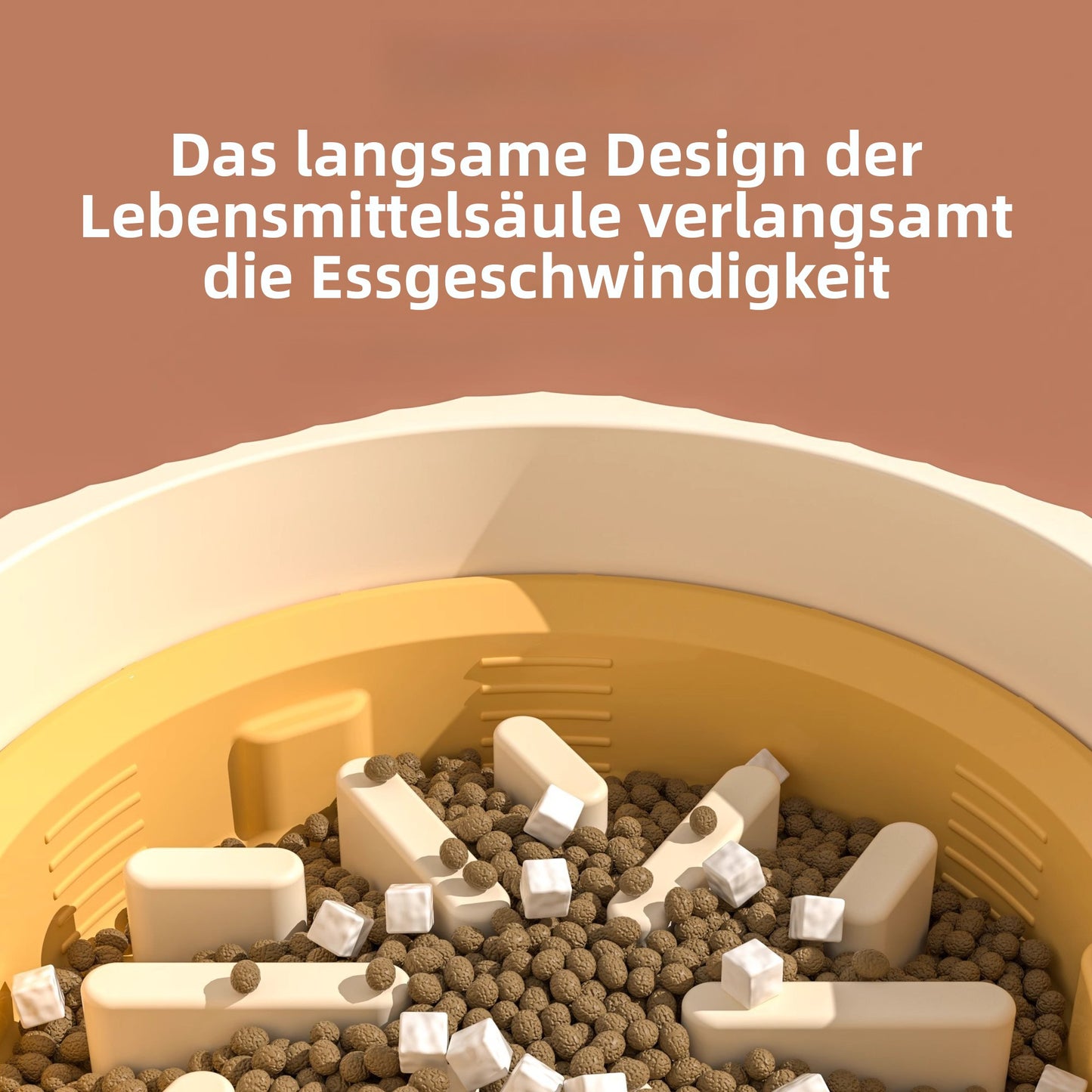 Sandsberg | Hund Slow Food Bowl Haustier Anti-Klopf und rutschfest