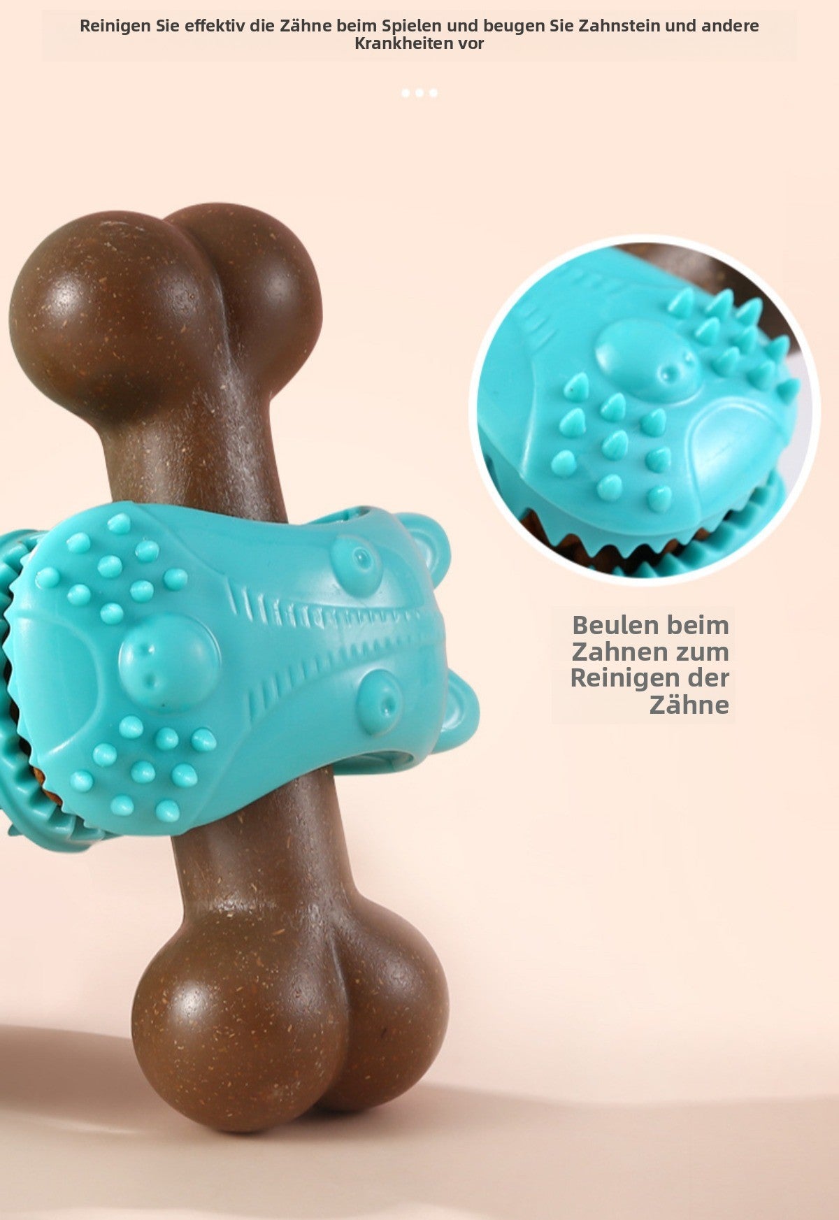 Sandsberg | Simulation knochenbeständiges Zähneknirschen Reinigung Hundespielzeug