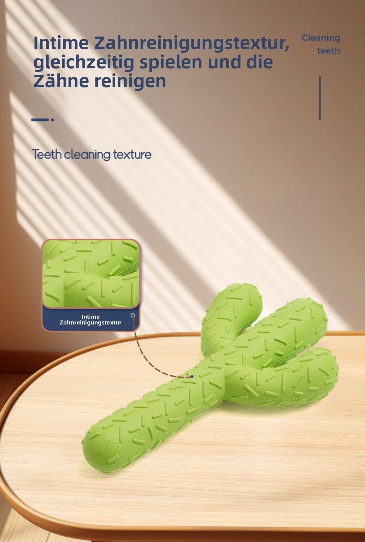 Sandsberg | Haustier Kaktus Gummi Backenzahn Simulation Spielzeug