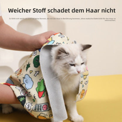 Sandsberg | Selbstklebendes, festes Badetuch für Haustiere