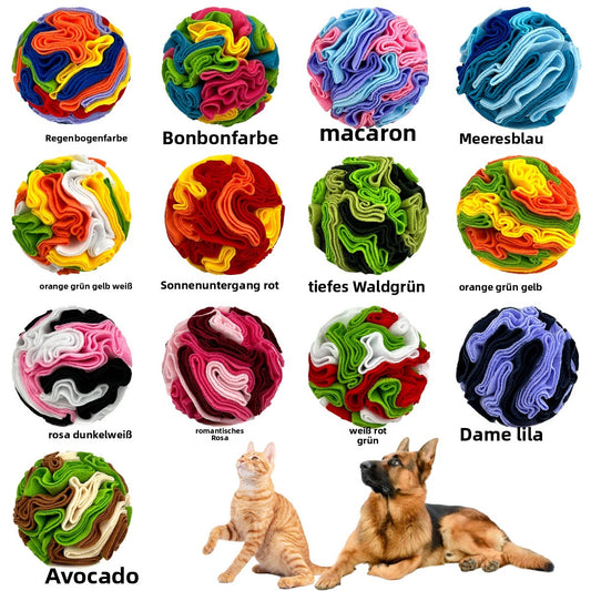 Sandsberg | Zähneknirschen bunter Ball Training Haustierspielzeug