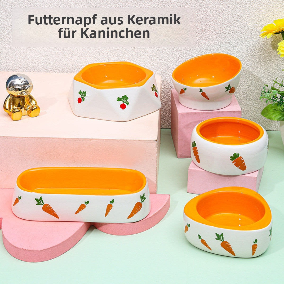 Sandsberg | Kaninchen Keramik Haustier Schüssel