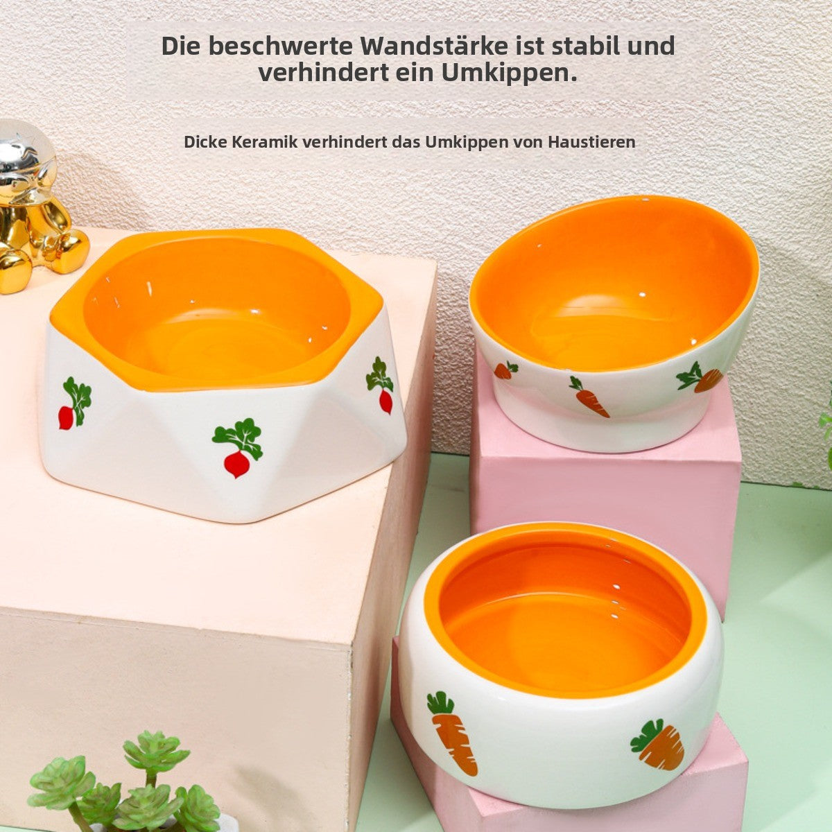 Sandsberg | Kaninchen Keramik Haustier Schüssel