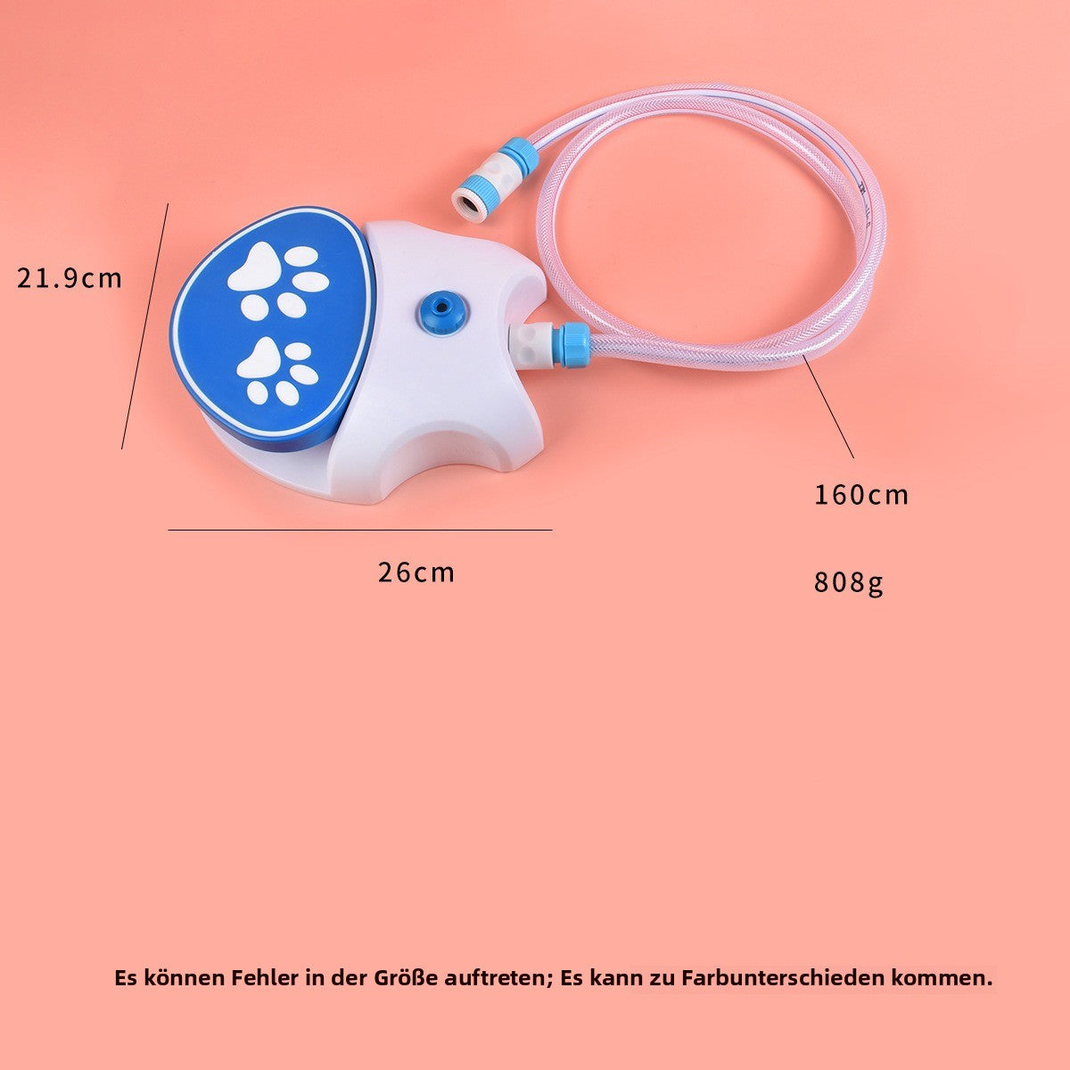 Sandsberg | Automatischer Wasserspender für Haustiere mit Fußdruck im Freien