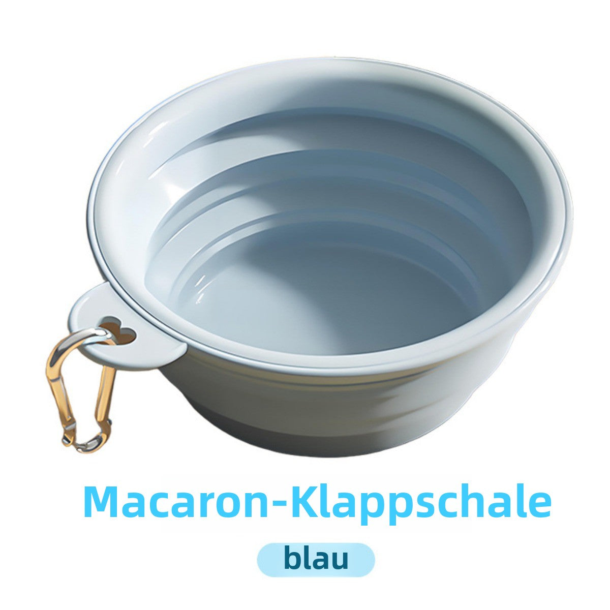 Sandsberg | Faltbarer Silikon-Trinknapf für Haustiere im Freien