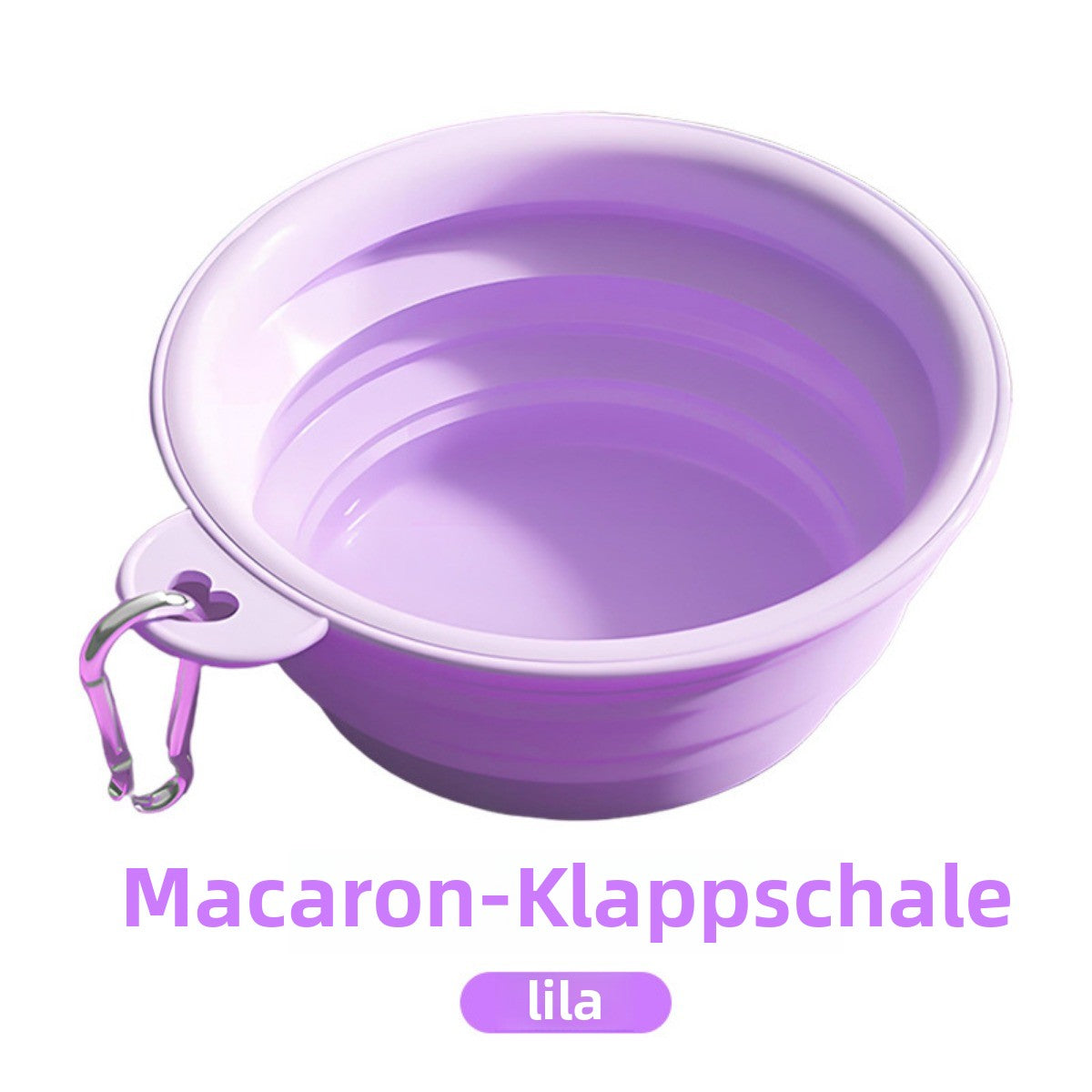 Sandsberg | Faltbarer Silikon-Trinknapf für Haustiere im Freien