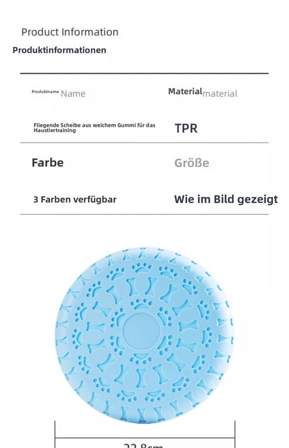 Sandsberg | Verschleißfeste Zähne interaktives Training Haustier Frisbee