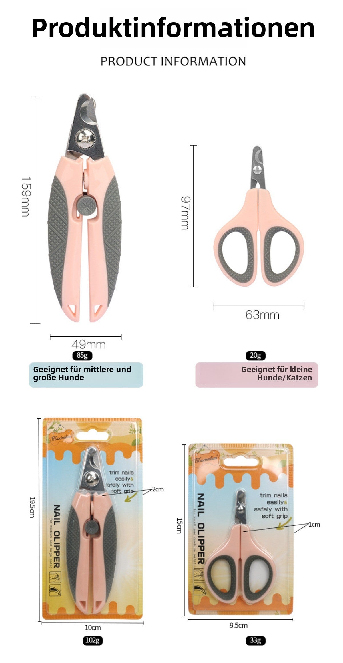 Sandsberg | Nagelknipser für Haustiere