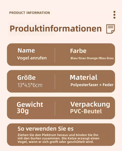Sandsberg | Simuliertes Vogelgeräusch-Haustierspielzeug