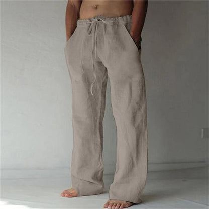Herren Baggy Leinenhose